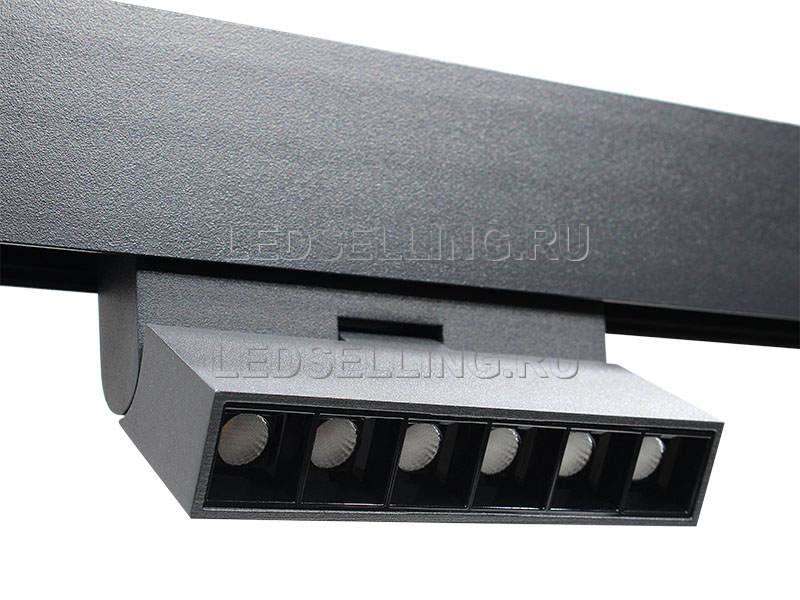 Магнитный светильник MSDS-6W48V4-B Трековый магнитный светильник msds-6w48v4-b