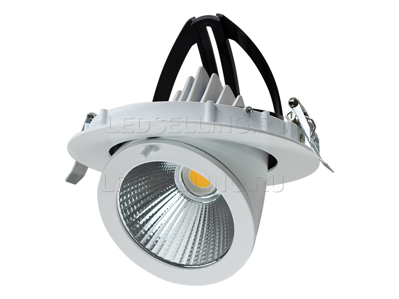 Корпус потолочного светильника LS-30W2-W Корпус поворотного выдвижного светодиодного светильника без электрической части