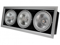 Тройной карданный светодиодный светильник мощность 30W,45W
