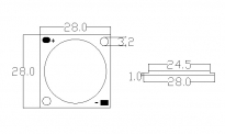 Размеры LED COB 10W 20W 30W 40W 50W 60W характеристики